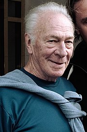 A closeup photo of Christopher Plummer in 2009