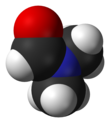 Model space-fill dimetilformamida