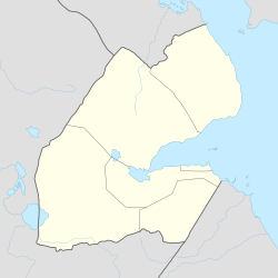 Obock ubicada en Yibuti