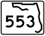 State Road 553 marker