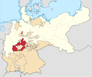 Ubicació de Hessen-Nassau