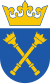 Coat of arms of the Jagiellonian University, two scepters in saltire