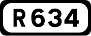 R634 road shield}}