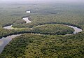 Dr Fluss Lulilaka im Nationalpark Salonga
