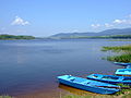 Akva rezervujo Lipno ĉe Horní Planá