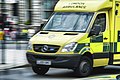 London Ambulance motion blur image