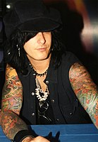 Nikki Sixx - co-founding bassist and primary songwriter of heavy metal band Mötley Crüe