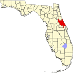 Округ Волуша на карте штата.