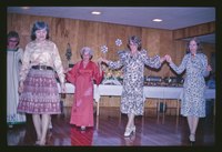 Folk dancing at Menges' Lakeside, Livingston Manor, 1977