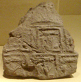 Sebuah segel kendi dari tanah liat yang berasal dari masa raja Narmer.