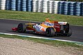 Nelson Piquet testing at Jerez, February
