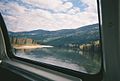 The North Thompson River as seen from the train.