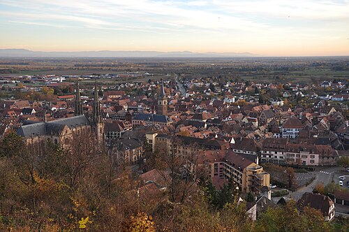 VObernai, vue générale.