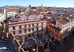 View of Perpignan (dir. east) from the tower of Castillet
