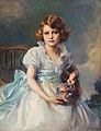 Princess Elizabeth of York, painted by Philip Alexius de László when she was seven years old (1933)
