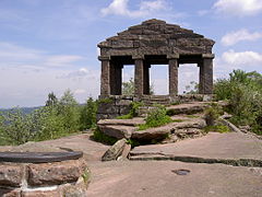 Le temple du Donon - XIXe siècle.