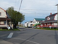 Jonction des routes 226 et 263 à Sainte-Marie-de-Blandford.