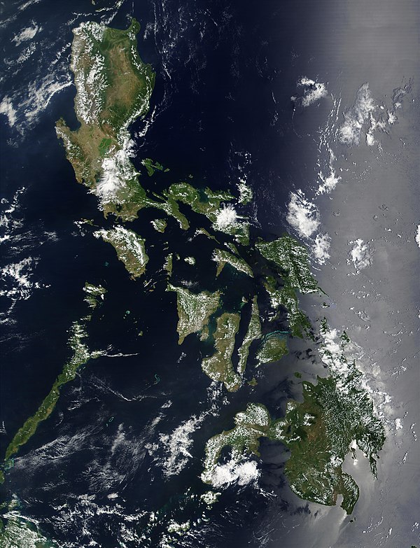 菲律宾衛星地图