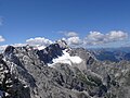 mit Höllental-Gletscher von der Alpspitze