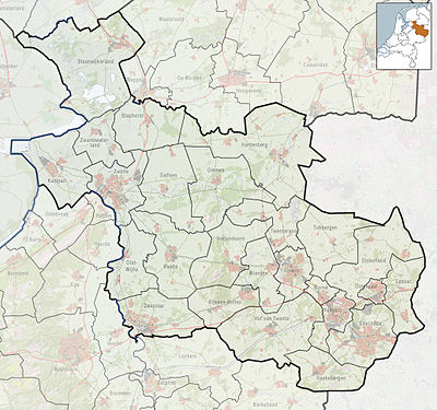 2023–24 Vierde Divisie is located in Overijssel