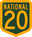 National highway marker