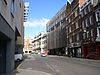 Bow Street, looking north towards the former Bow Street Magistrates' Court