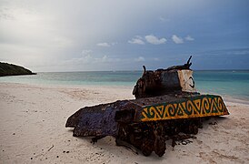 Tanque en Playa Flamenco, Culebra