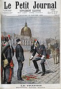 Dégradation d'Alfred Dreyfus - Le Petit Journal (janvier 1895).jpg