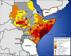 La famine en 2011 dans la Corne de l'Afrique (Famine Early Warning Systems Network - USAID)