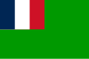 Drapeau de République de la Guyane indépendantePremière république de Counani(1886-1887)