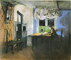 Harriet Backer, Ved lampelys, 1890