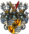 (Westfälischer) Kesselhaken im Wappen der Grafen von Heyden