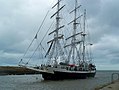 the Lord Nelson, Ship coming into Yarmouth