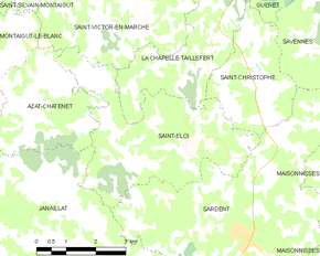 Poziția localității Saint-Éloi