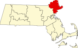 Contea di Essex – Mappa