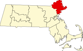 Localisation de Comté de Essex(Essex County)