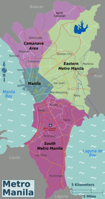 Map of Metro Manila