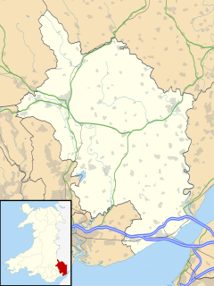 Mathern is located in Monmouthshire