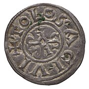 Monnaie. Denier, Toulouse, Pépin II d'Aquitaine - btv1b104135307 (2 of 2).jpg