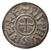 Monnaie. Denier, Toulouse, Pépin II d'Aquitaine - btv1b104135341 (1 of 2).jpg