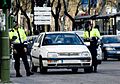 polis trafik spanyol pegawai polis trafik polis Madrid polis mendenda pemandu.