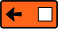 (TW-22) Detour - follow square symbol (to the left)