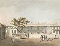 North Front Of Tippoo's Palace, Bangalore, by James Hunter (d.1792)[6]