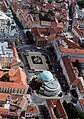 Aerial view of Turkish monument