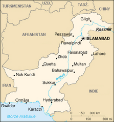 Mapa Pakistanu