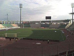 Das Panthessaliko Stadio im Januar 2011