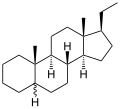 Deutsch: Struktur von Pregnan English: Structure of pregnane