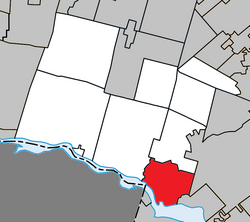 Location within Argenteuil RCM.