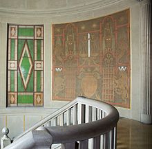 affreschi vano scale