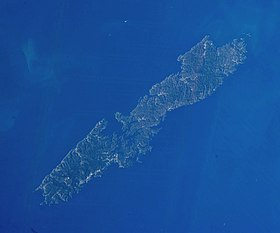 Спутниковое изображение Цусимы